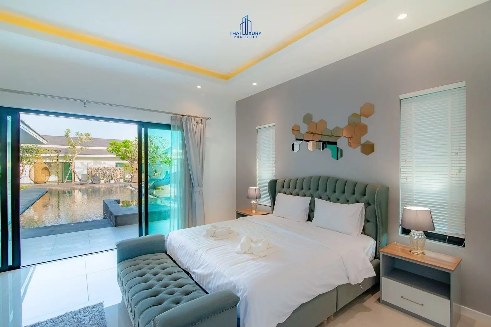 Modern Single-Story Villa with Pool & Outdoor Entertaining in Cha-Am