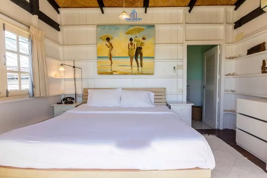 Relaxed Beachfront Villa with Garden, Deck, and Stunning Ocean Views in Hua Hin