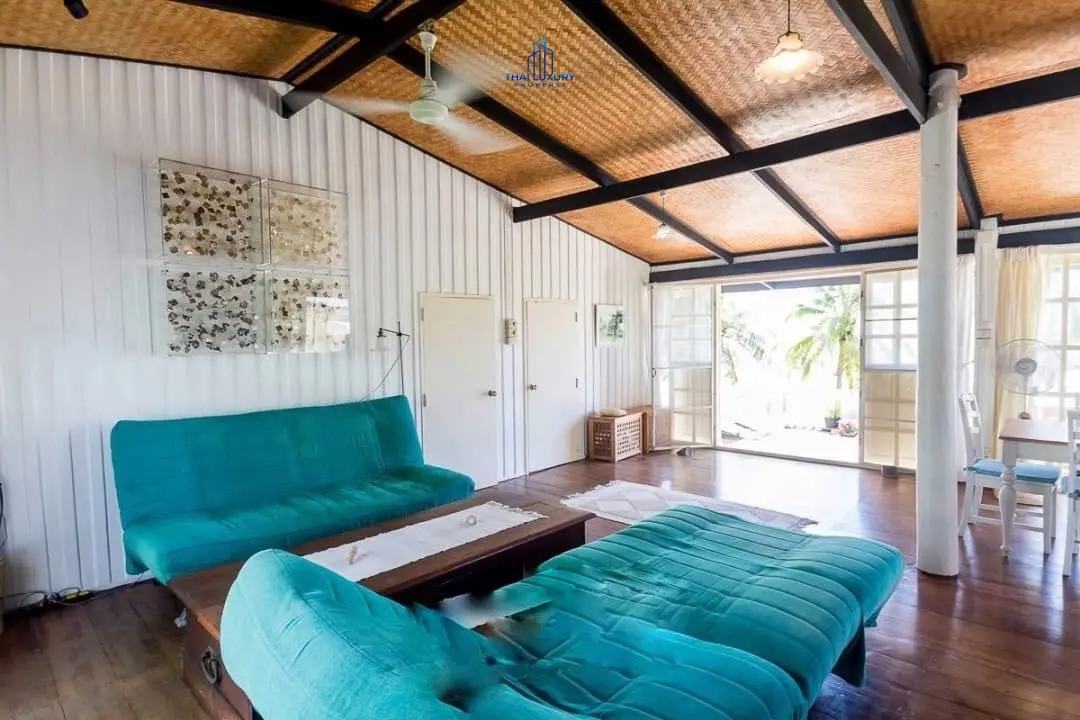 Relaxed Beachfront Villa with Garden, Deck, and Stunning Ocean Views in Hua Hin