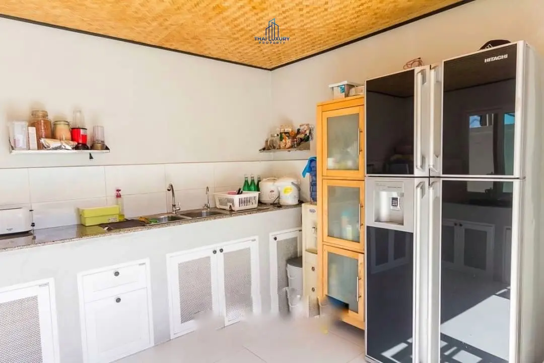 Relaxed Beachfront Villa with Garden, Deck, and Stunning Ocean Views in Hua Hin