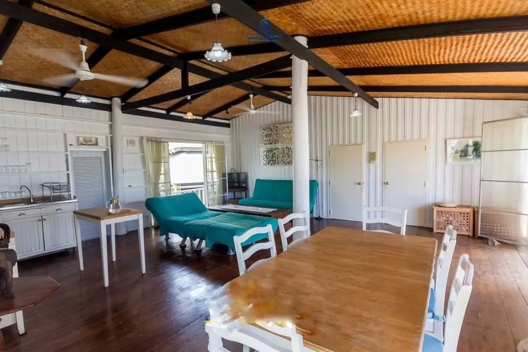 Relaxed Beachfront Villa with Garden, Deck, and Stunning Ocean Views in Hua Hin
