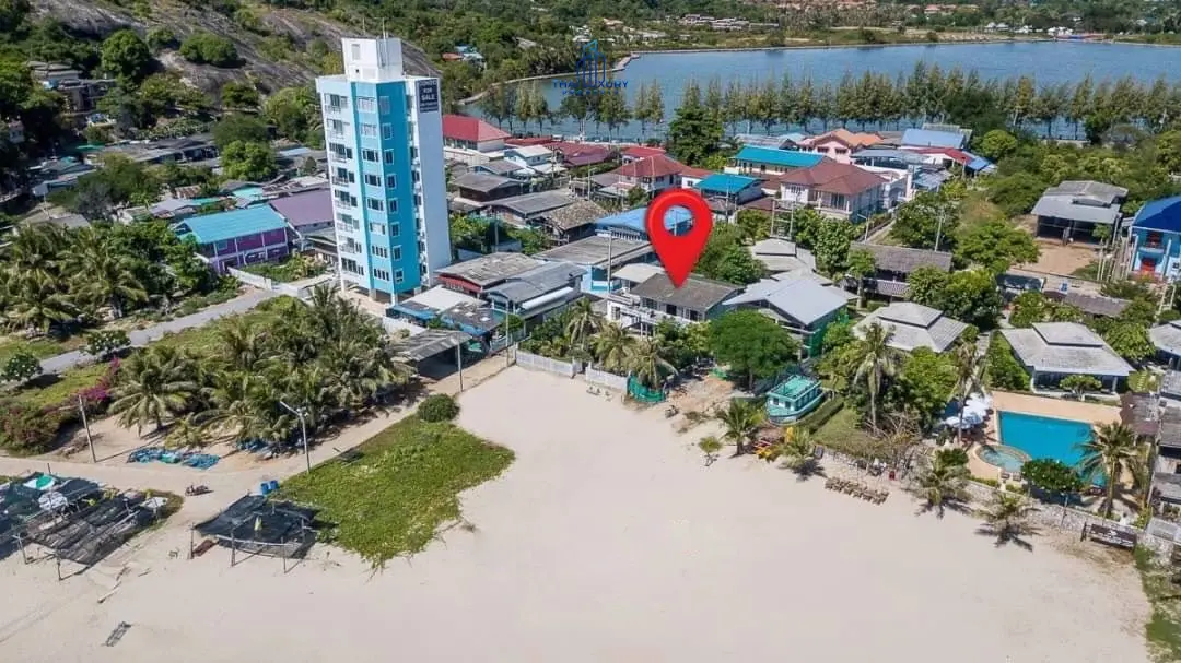Relaxed Beachfront Villa with Garden, Deck, and Stunning Ocean Views in Hua Hin