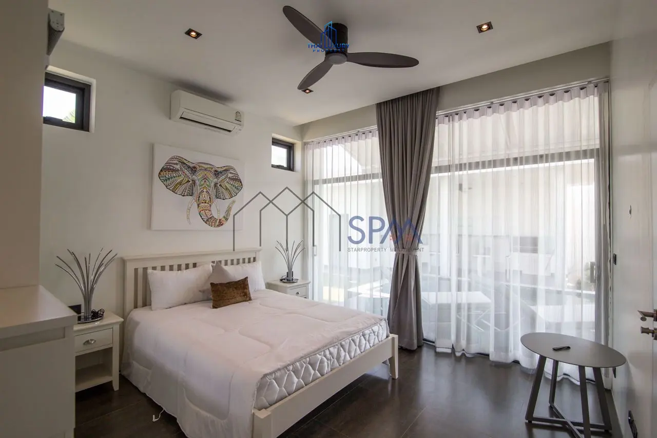 Spacious Modern 4-Bedroom House with Pool and Outdoor Living in Cha-Am