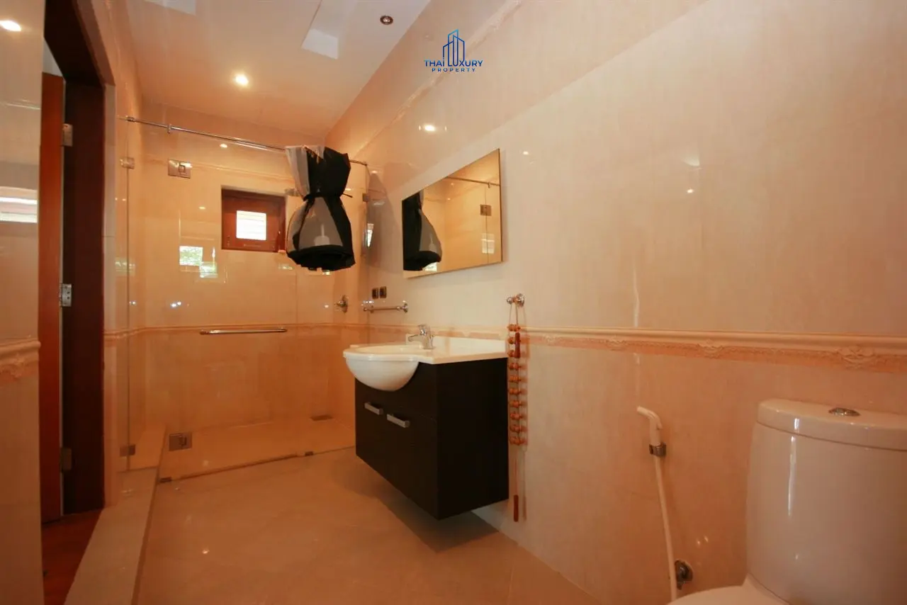 Spacious 4-Bedroom Villa with Central Pool & Tropical Garden in Cha-Am