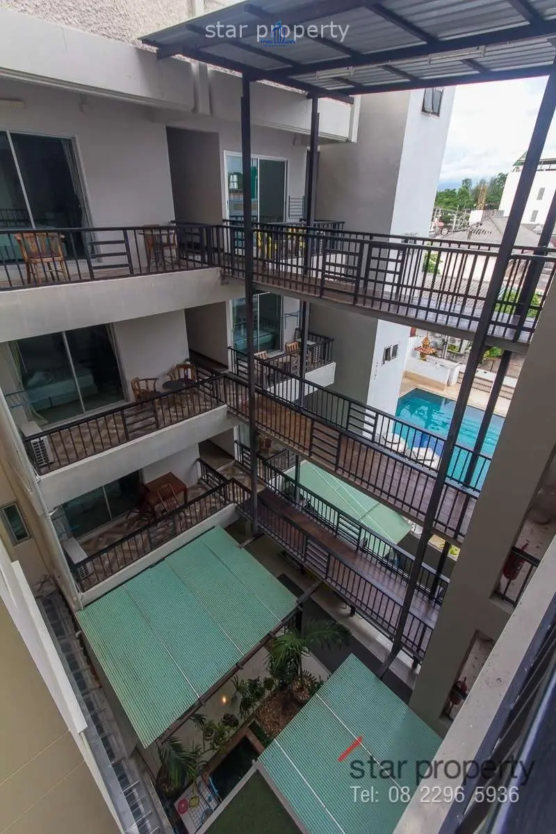 Spacious Mixed-Use Building with 23 Units and Pool in Hua Hin
