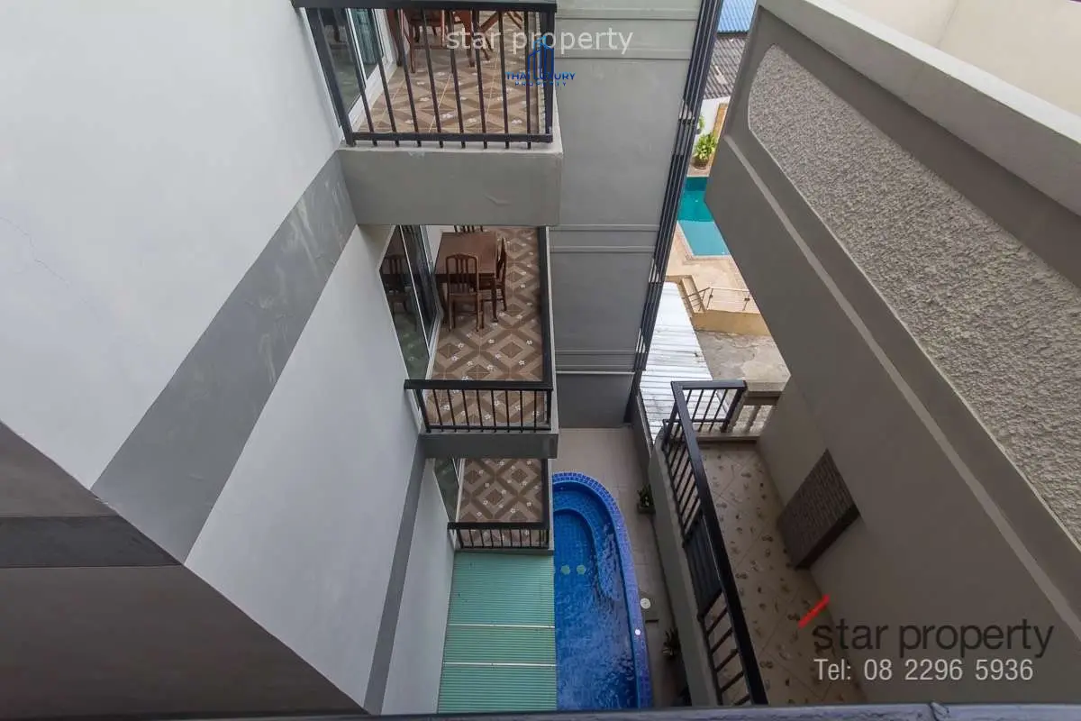 Spacious Mixed-Use Building with 23 Units and Pool in Hua Hin