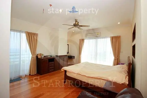 Spacious 3-Bed, 4-Bath Condo with Ocean-View Balcony in Cha-Am