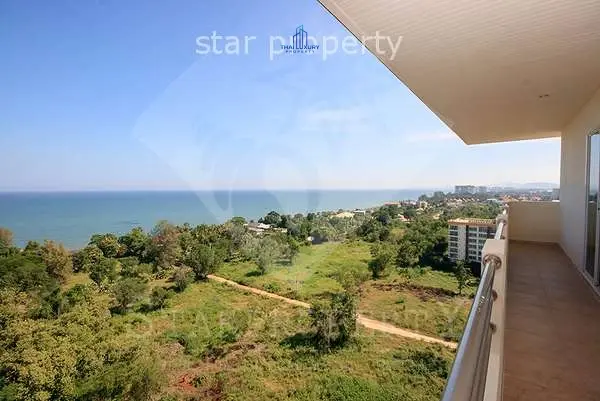 Spacious 3-Bed, 4-Bath Condo with Ocean-View Balcony in Cha-Am