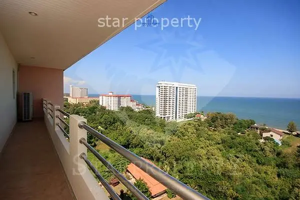 Spacious 3-Bed, 4-Bath Condo with Ocean-View Balcony in Cha-Am