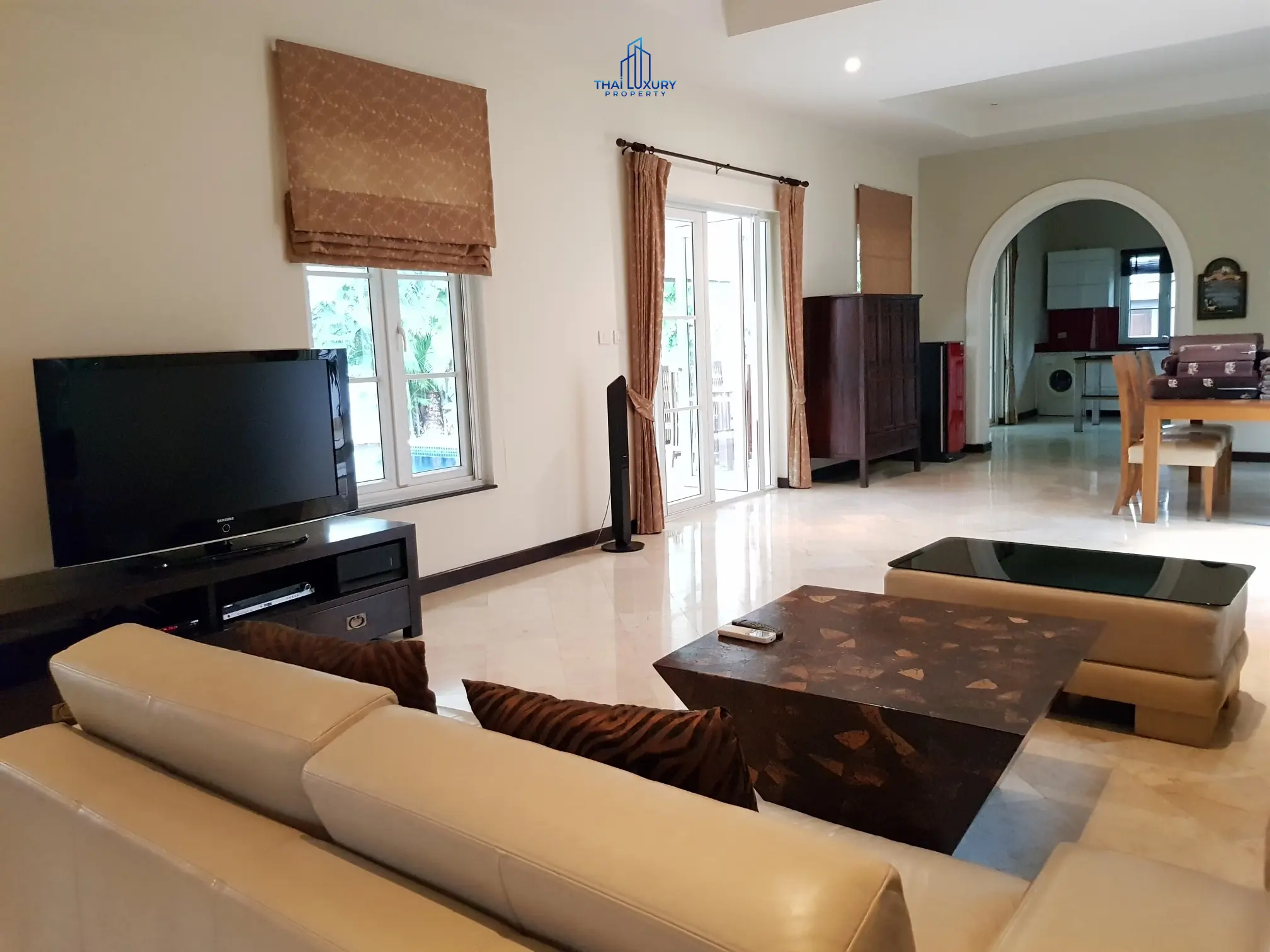 วิลล่าสุทธิชั้นเดียวกว้างขวางพร้อมสระว่ายน้ำและสวนในหนองแก หัวหิน