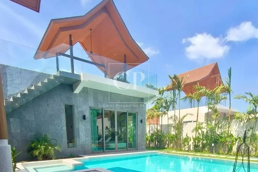 วิลล่าพูล 4 ห้องนอนสุดอลังการในบางเทา ภูเก็ต ประเทศไทย
