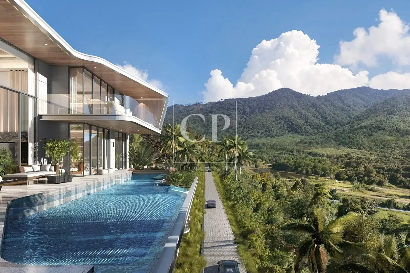 วิลล่าพูลวิลล่าสุดหรู 3-4 ห้องนอน พร้อมวิวภูเขา ในมานิก ภูเก็ต ประเทศไทย