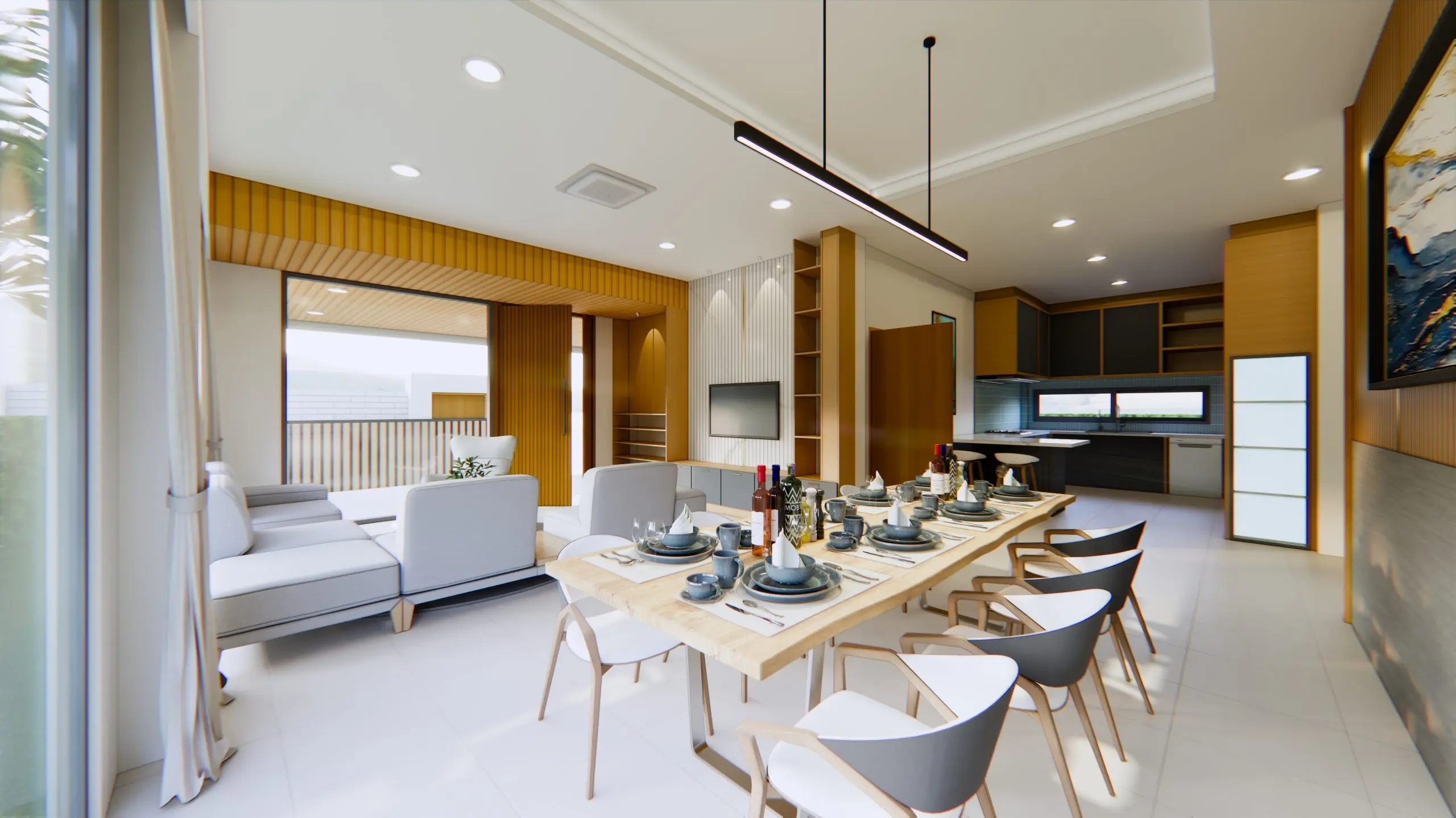 3Bed Room Modern Loft-Style Pool Villas in Tranquil Layan