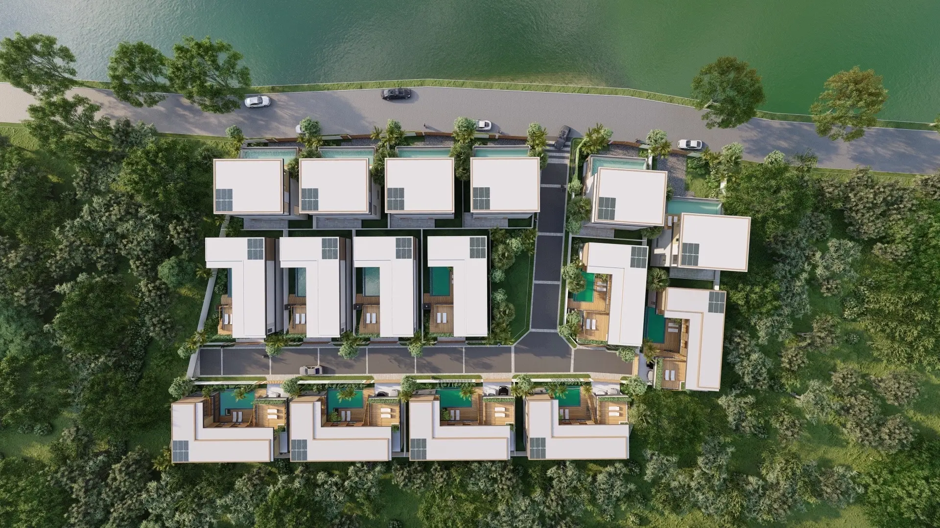 3Bed Room Modern Loft-Style Pool Villas in Tranquil Layan