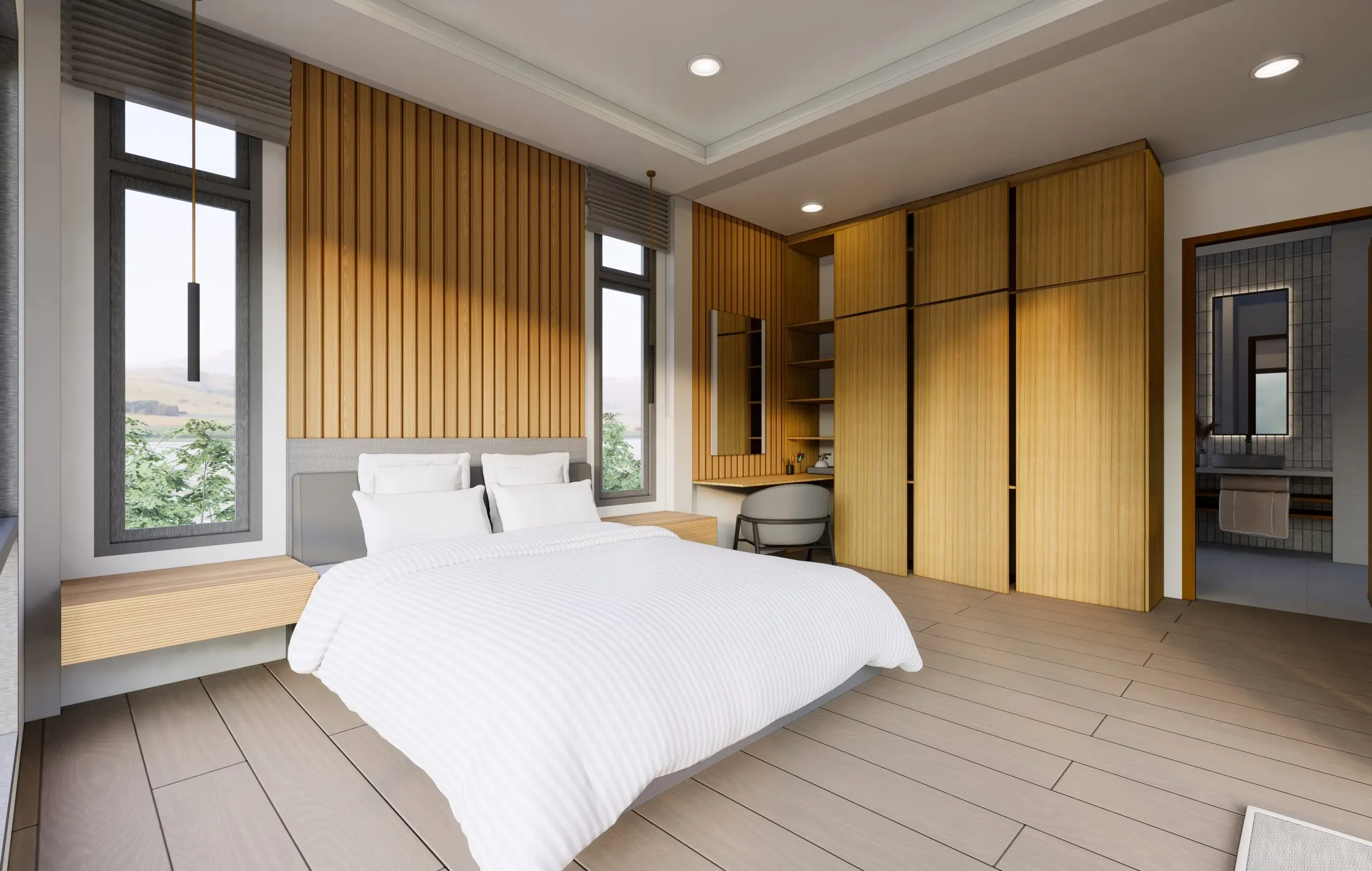 3Bed Room Modern Loft-Style Pool Villas in Tranquil Layan