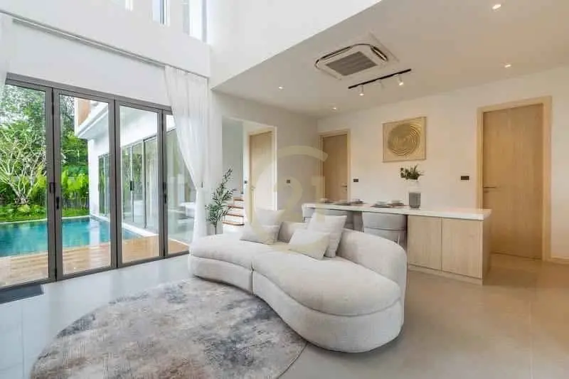 Modern 3-Bedroom Private Pool Villas in Baan Manik, Phuket - For Sale & Rent