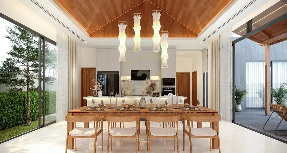 A unique collection of 3-bedroom pool villas