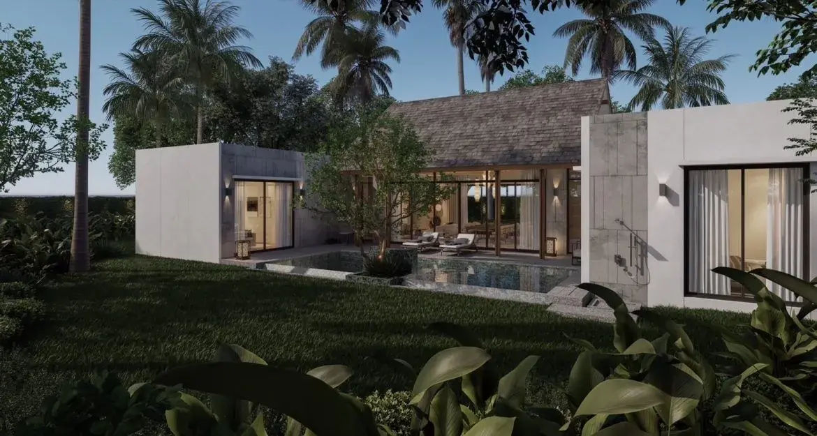 A unique collection of 3-bedroom pool villas
