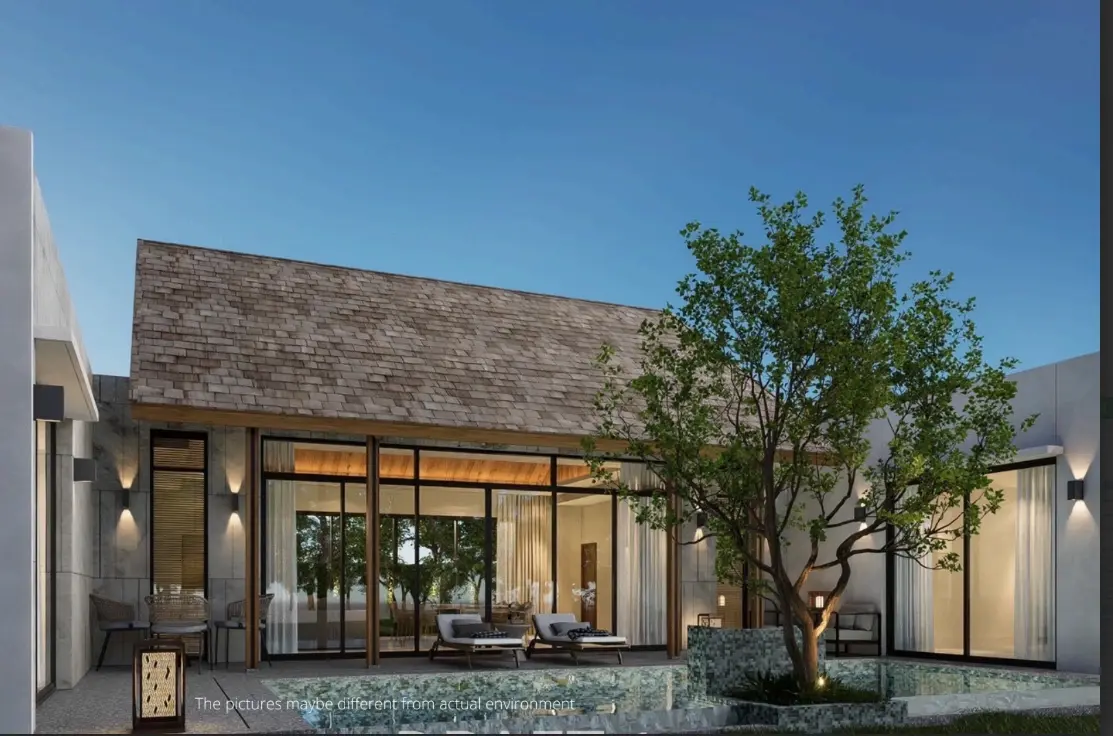 A unique collection of 3-bedroom pool villas