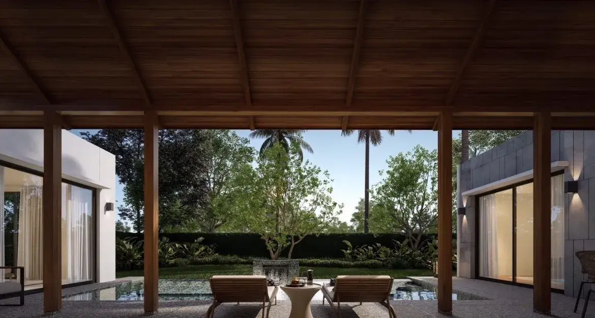A unique collection of 3-bedroom pool villas