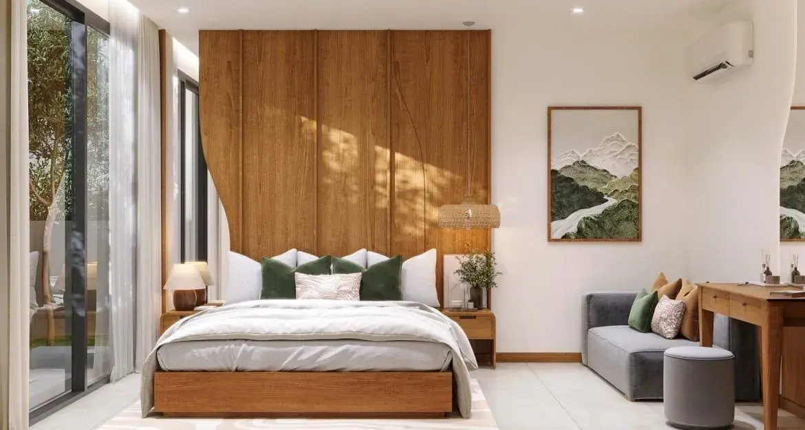 A unique collection of 3-bedroom pool villas