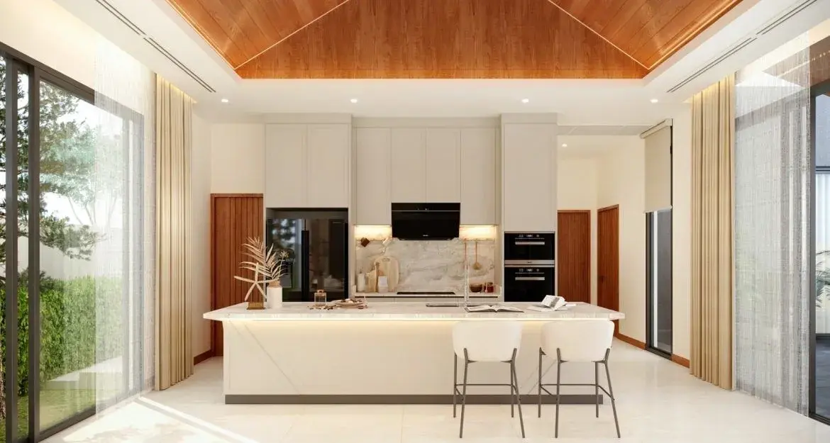 A unique collection of 3-bedroom pool villas