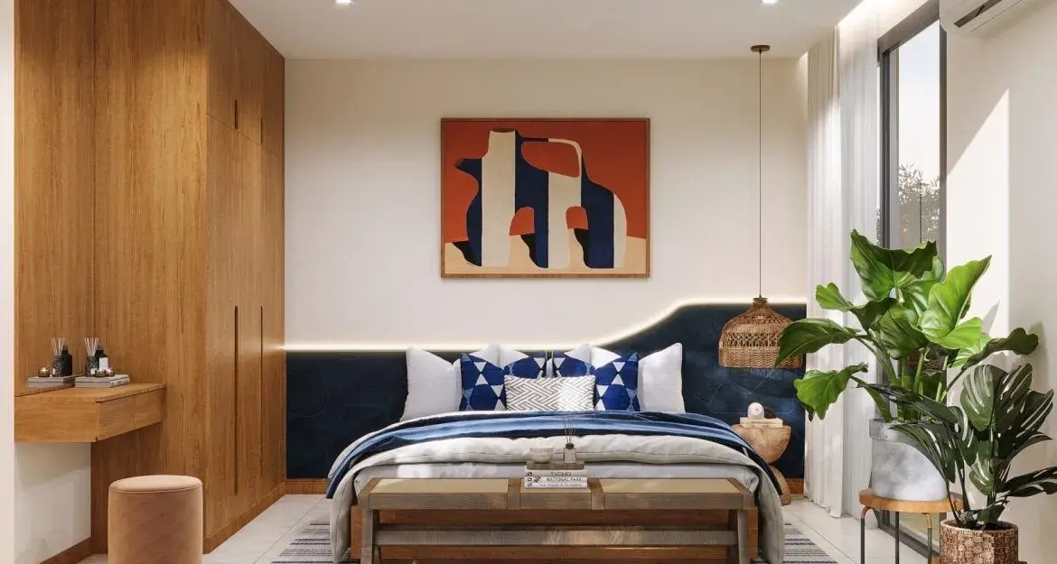 A unique collection of 3-bedroom pool villas
