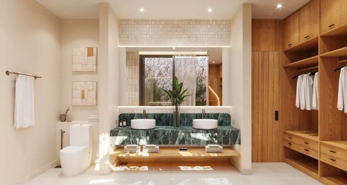 A unique collection of 3-bedroom pool villas