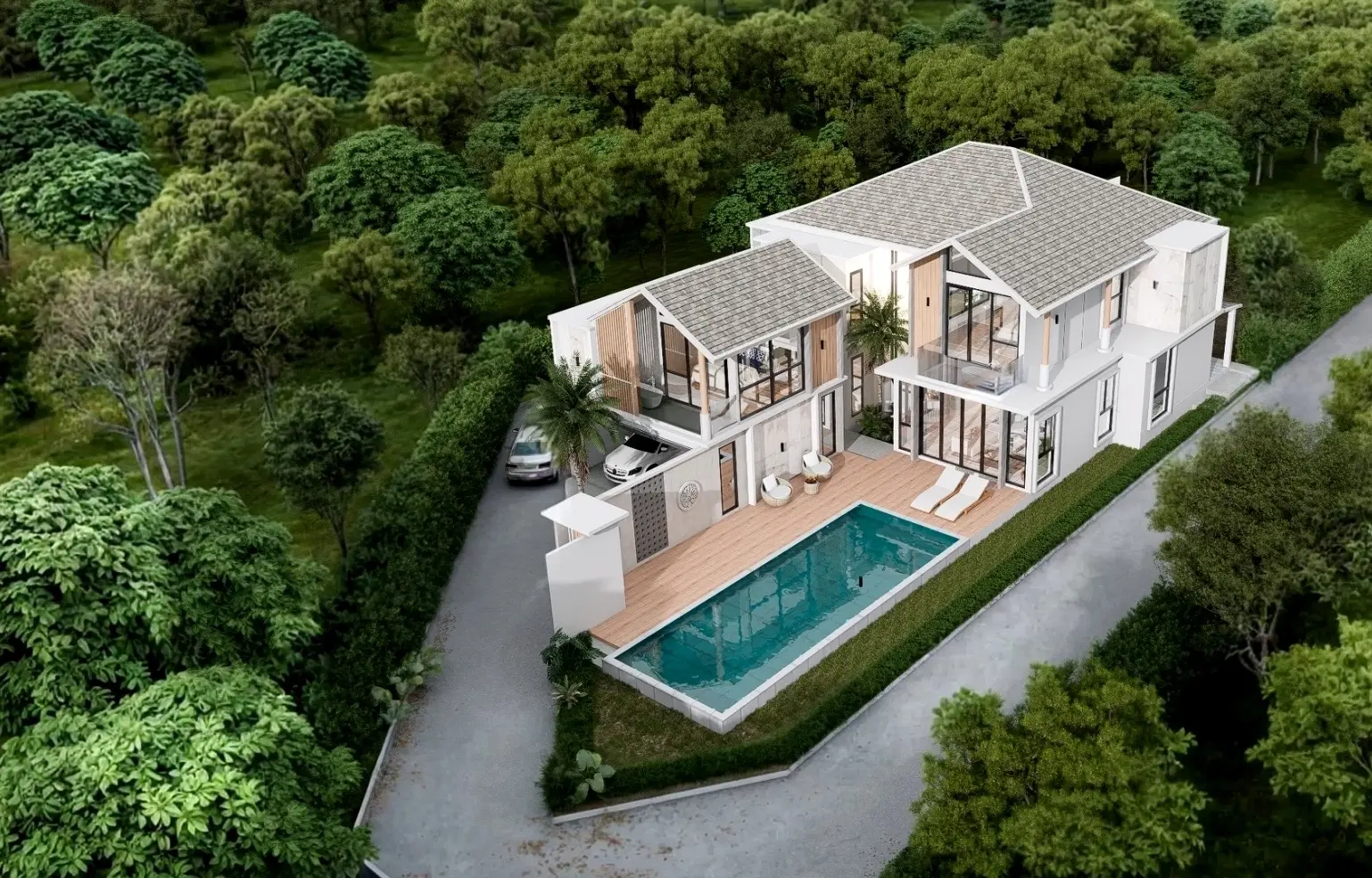 7 BR Exclusive Luxury Pool Villa in Pasak