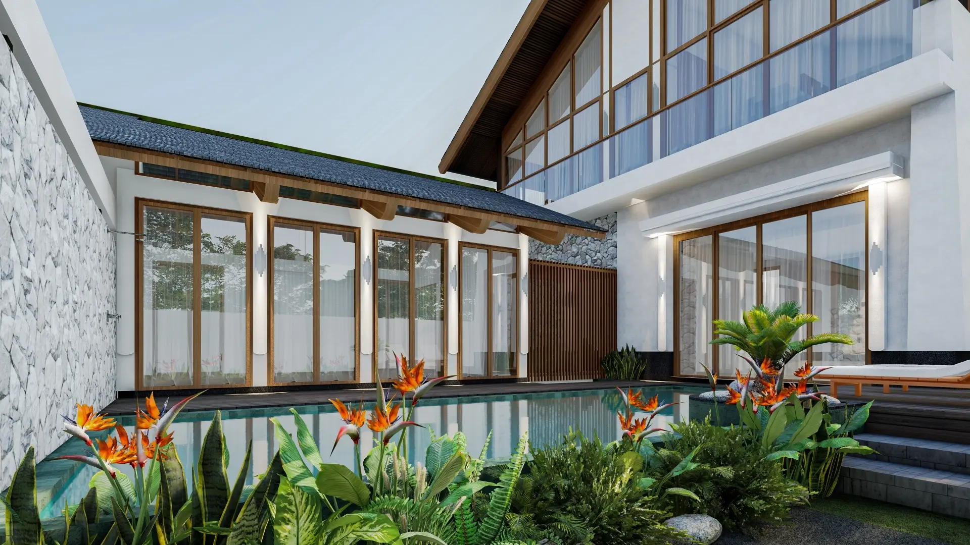 4-5 Bed Room Exclusive Boutique Pool Villas in Cherng Talay's Prime Location
