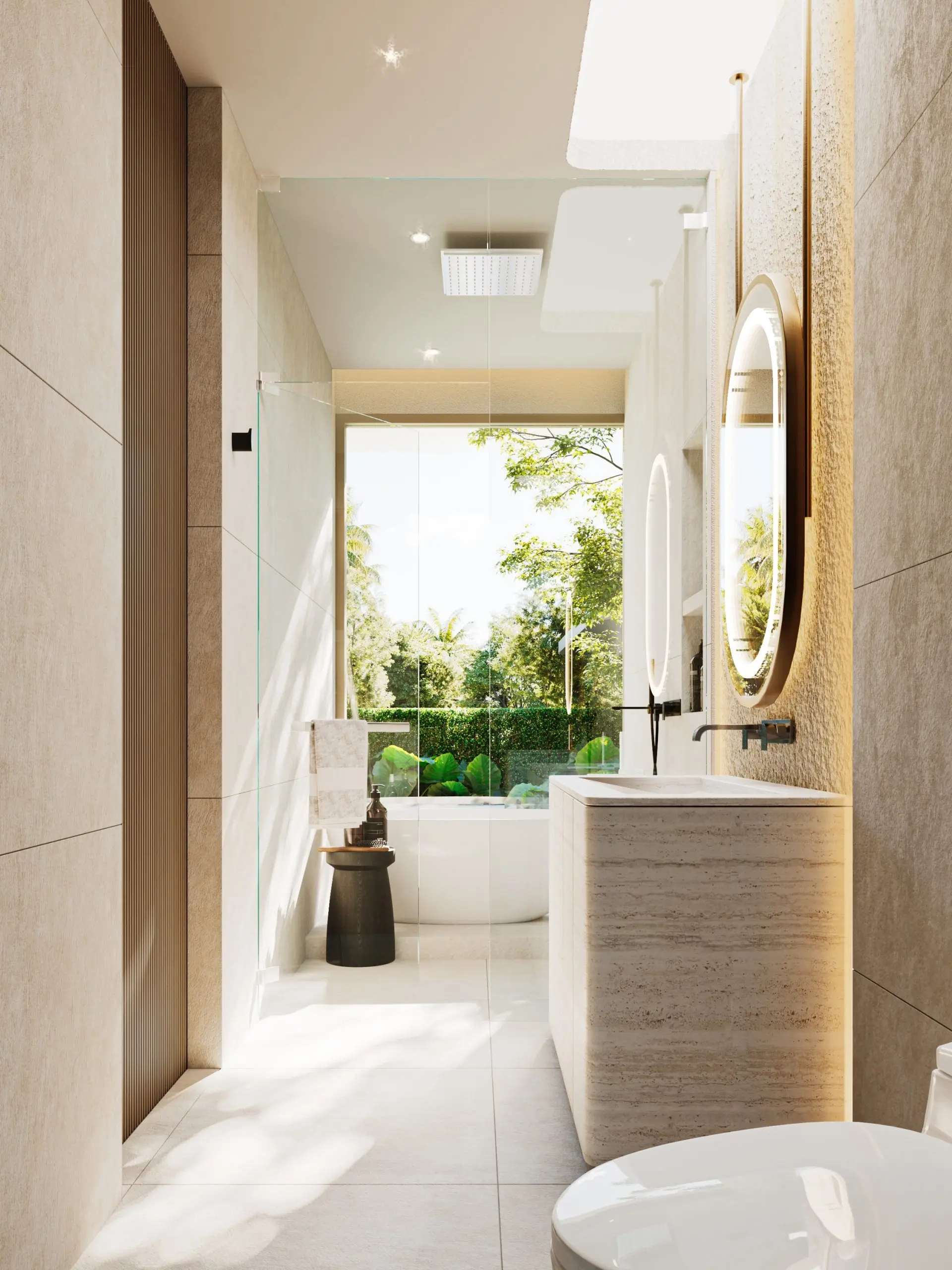 Experience the perfect blend of modern comfort and tropical tranquility at this 4 Bedrooms luxurious Saiyuan villa.