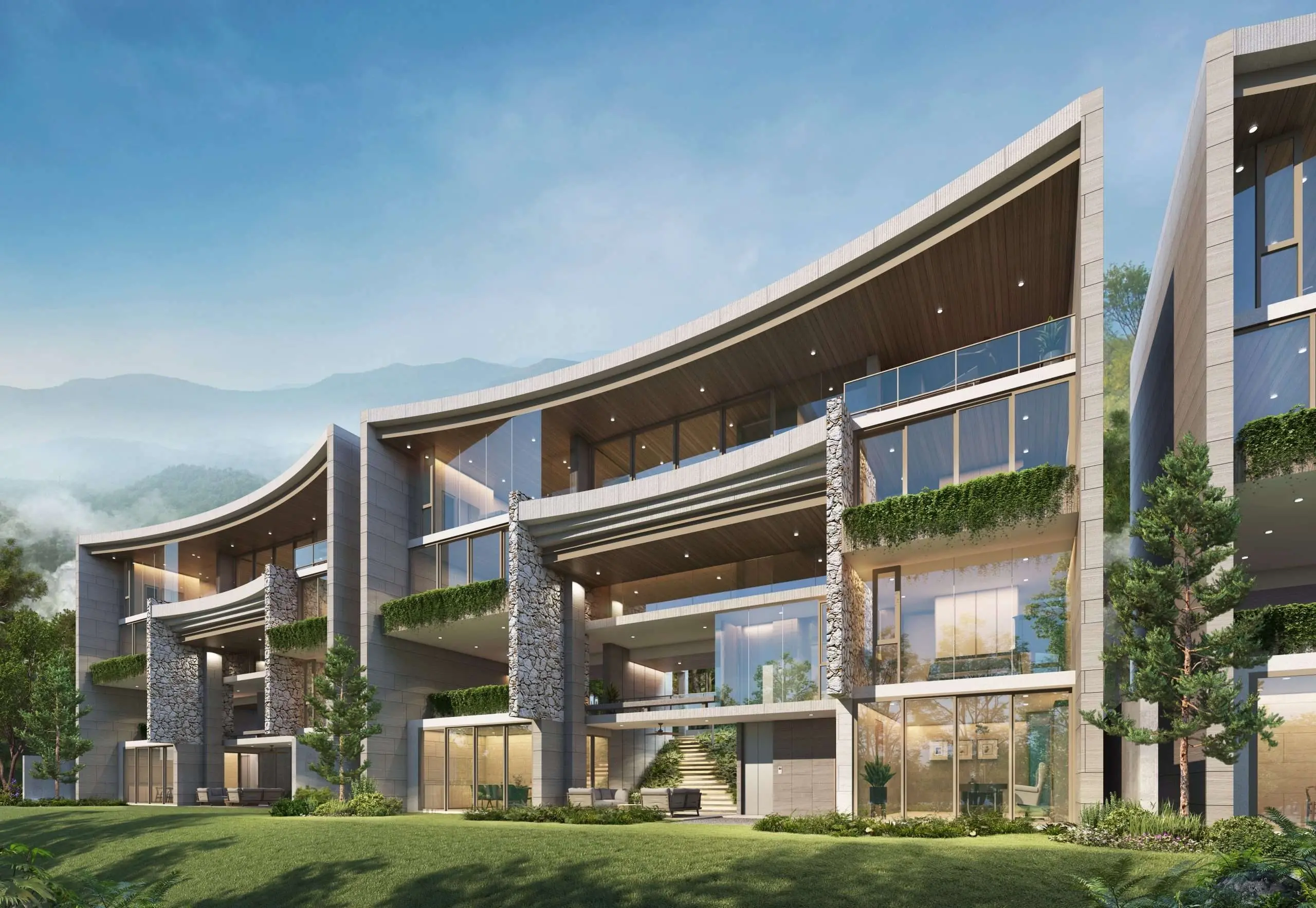 3-4 Bedrooms Luxury Villa 360-Degree Mountain Views in Cherng Talay