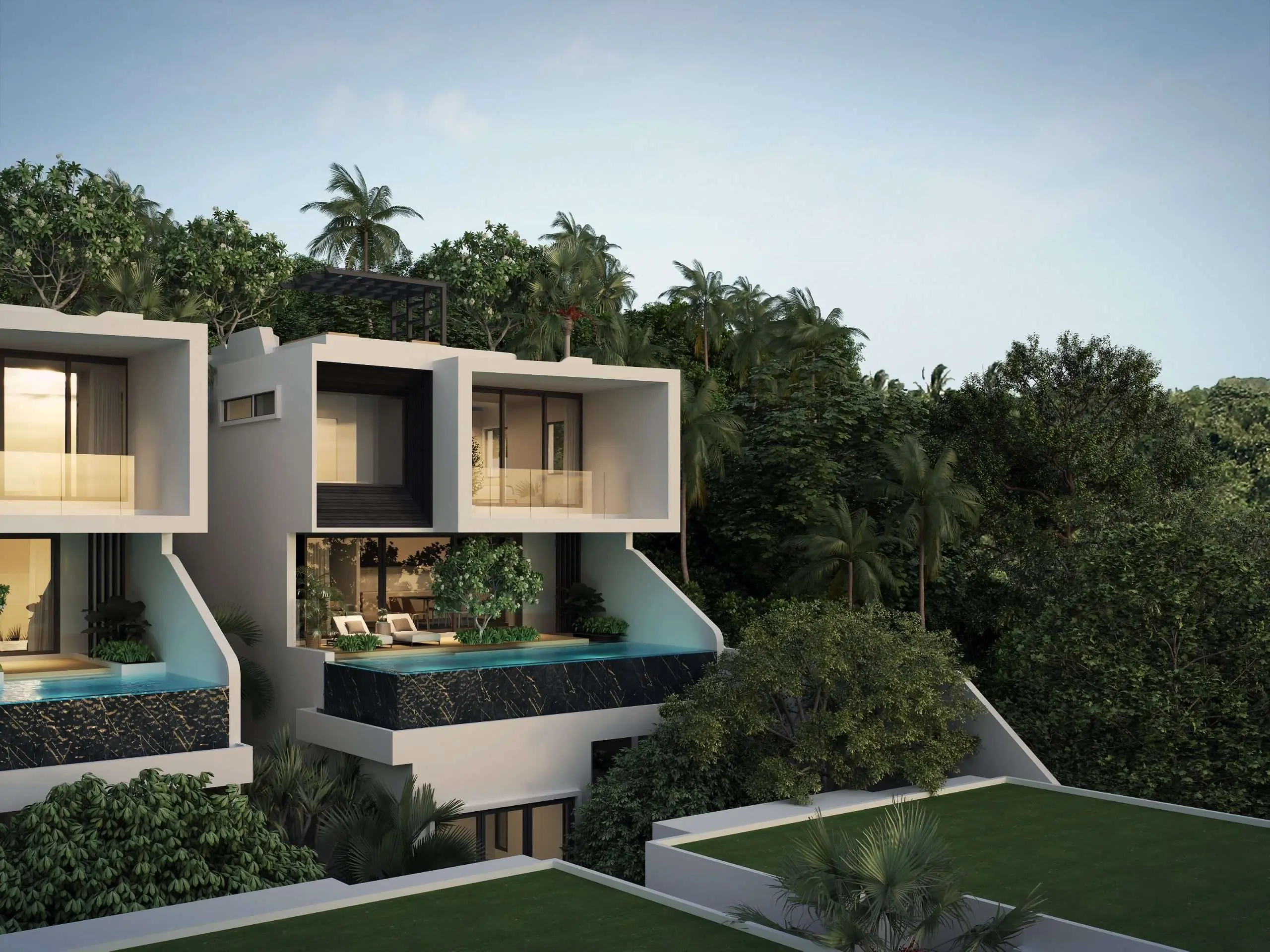 3 Bedrooms Luxurious Hillside Villas with Breathtaking Andaman Sea Views