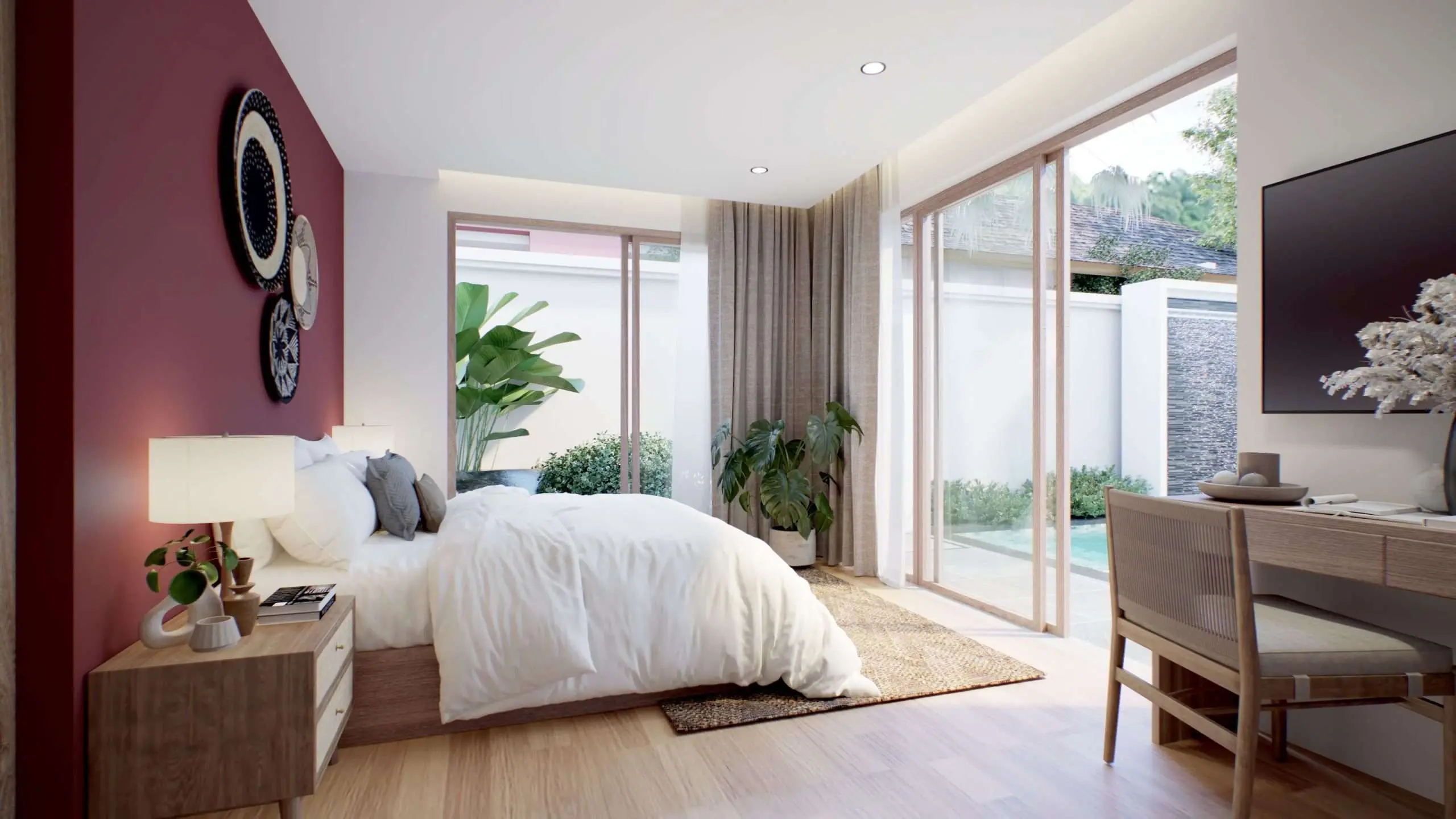 2-4 Bedrooms Modern Balinese-Style Pool Villas in a Serene Tropical Retreat