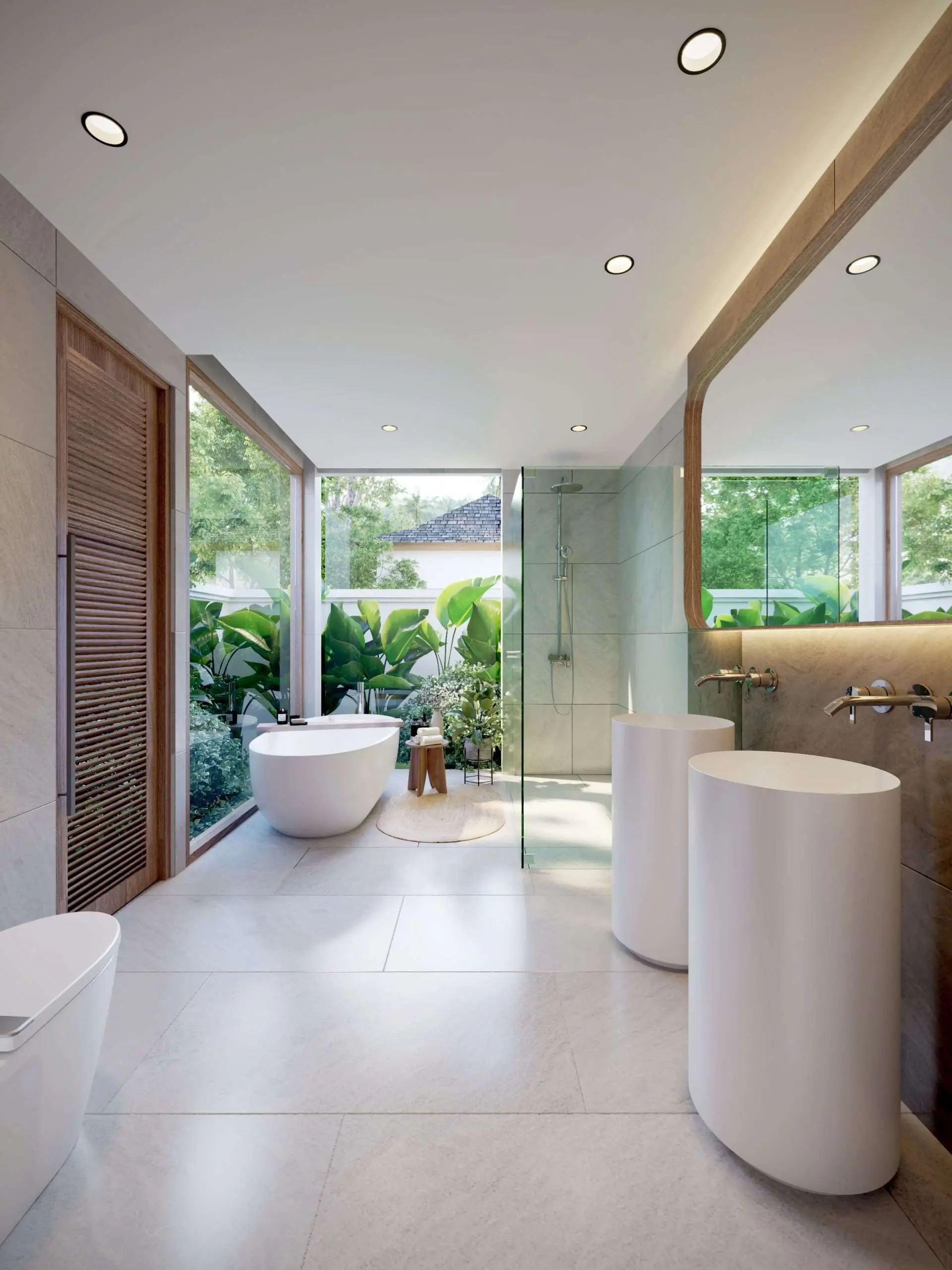 2-4 Bedrooms Modern Balinese-Style Pool Villas in a Serene Tropical Retreat