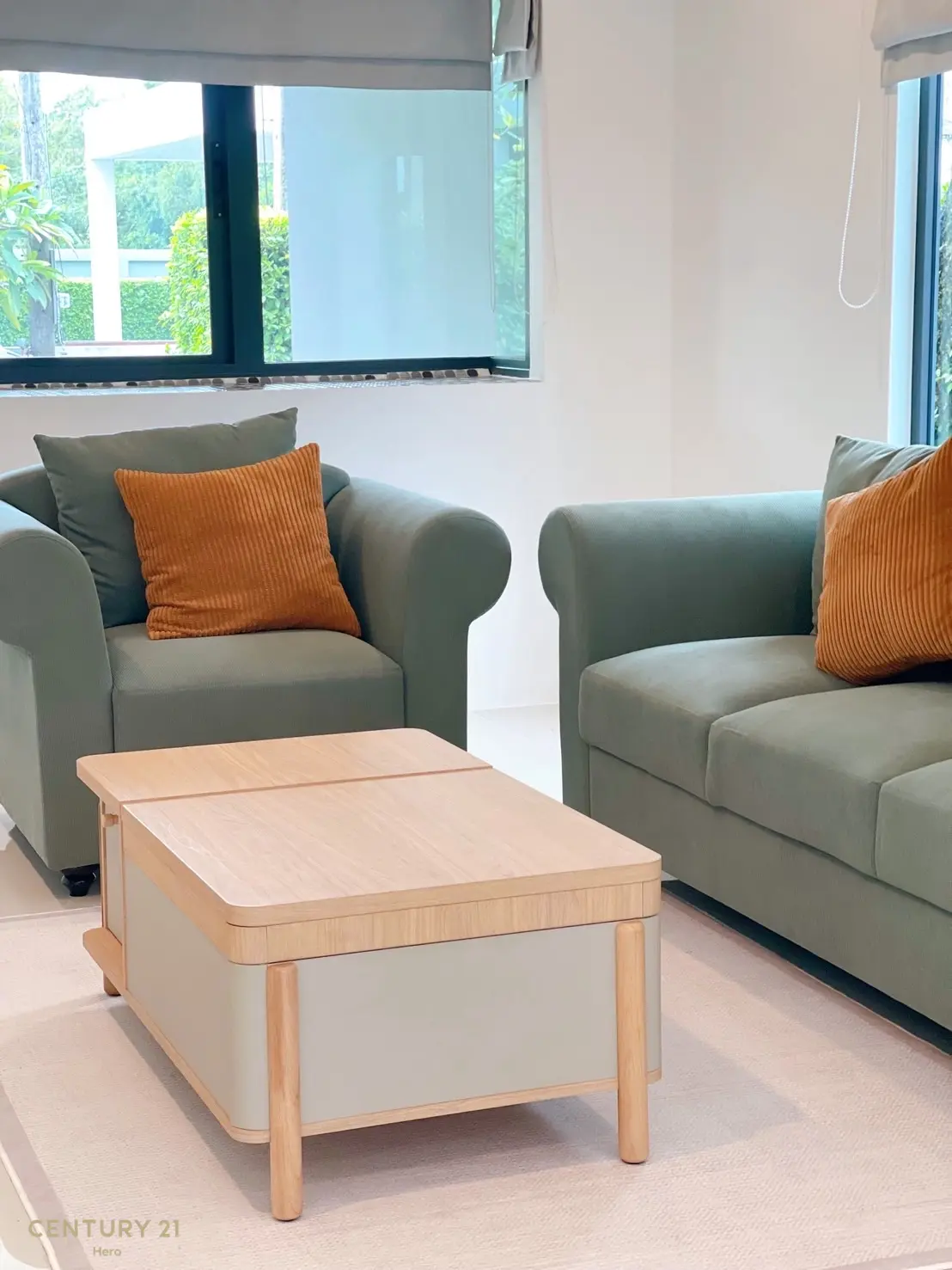 2 Bedroom + 1 Working room for rent at East Bangtaoville