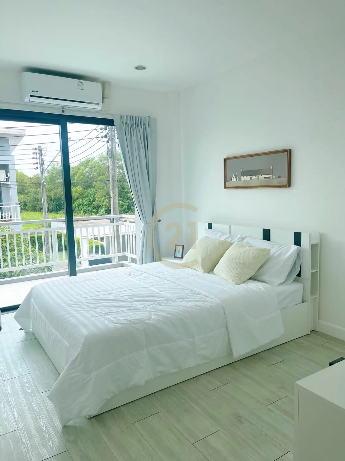 2 Bedroom + 1 Working room for rent at East Bangtaoville