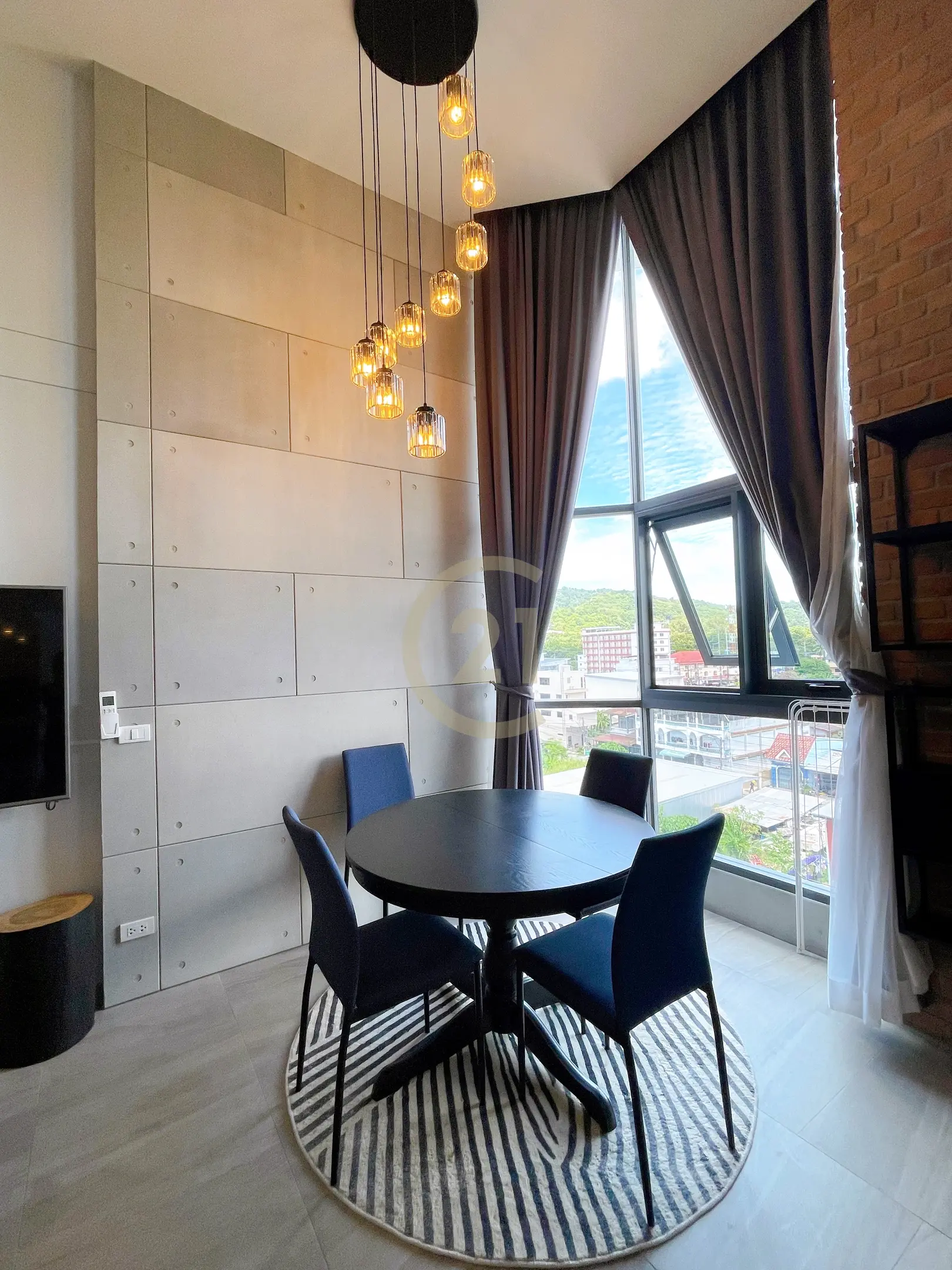 Duplex 2 Bedroom Condominium for rent at Noon Village Chalong
