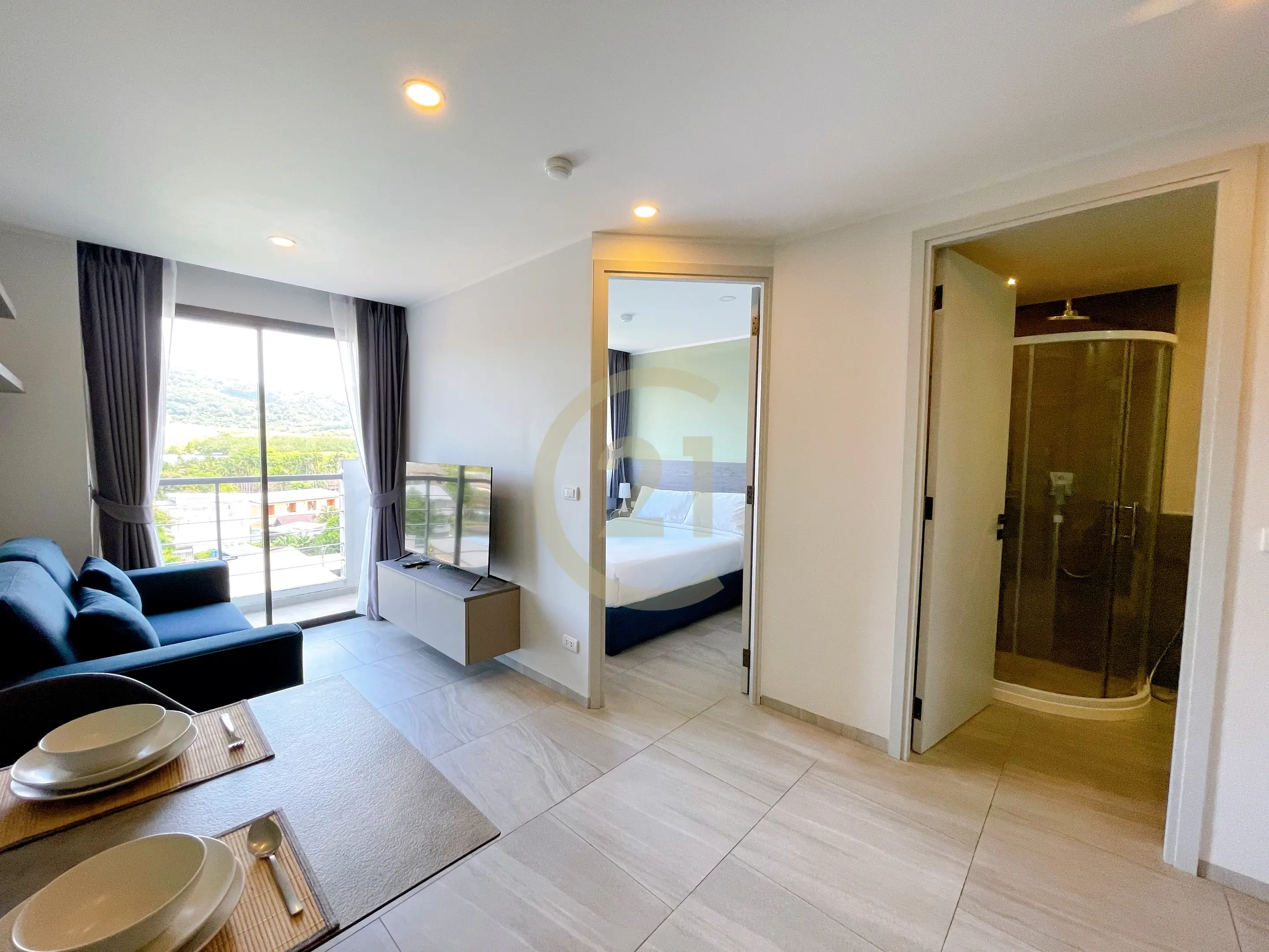 Nice view 1 Bedroom Condominium for Rent in Chalong Phuket