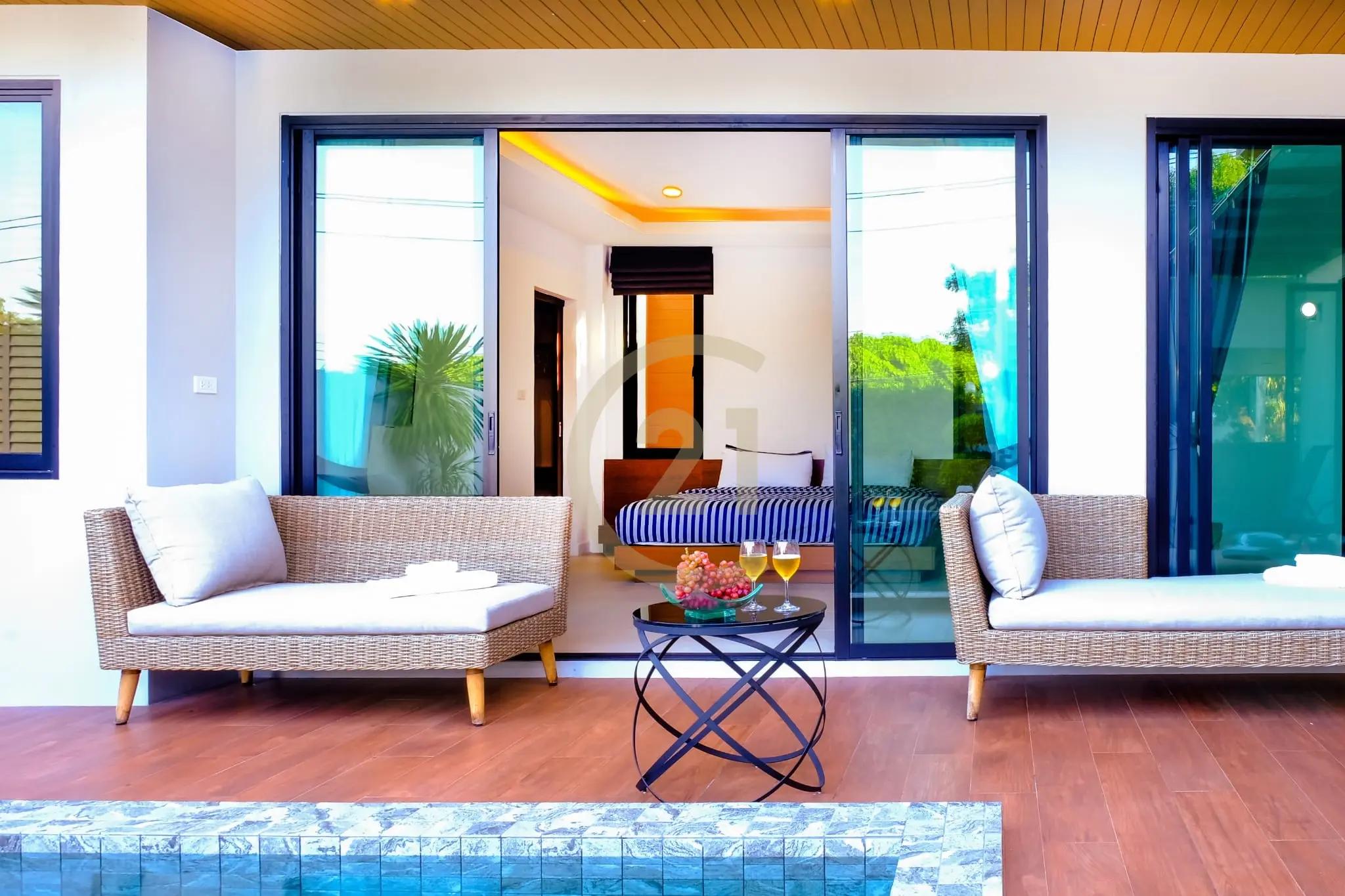 3 Bedroom Seaview Luxury Pool Villa in Saiyuan Rawai