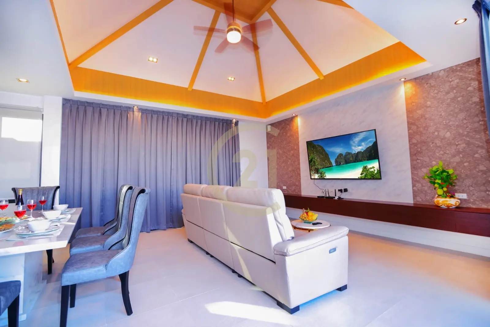 3 Bedroom Seaview Luxury Pool Villa in Saiyuan Rawai