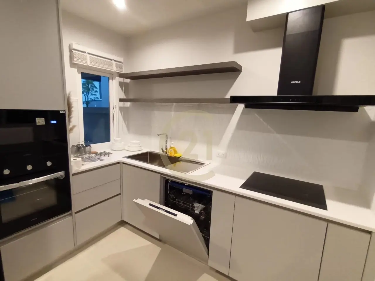Comfortable 3-Bedroom Two-Story House with Open-Plan Living in Si Sunthon, Thalang