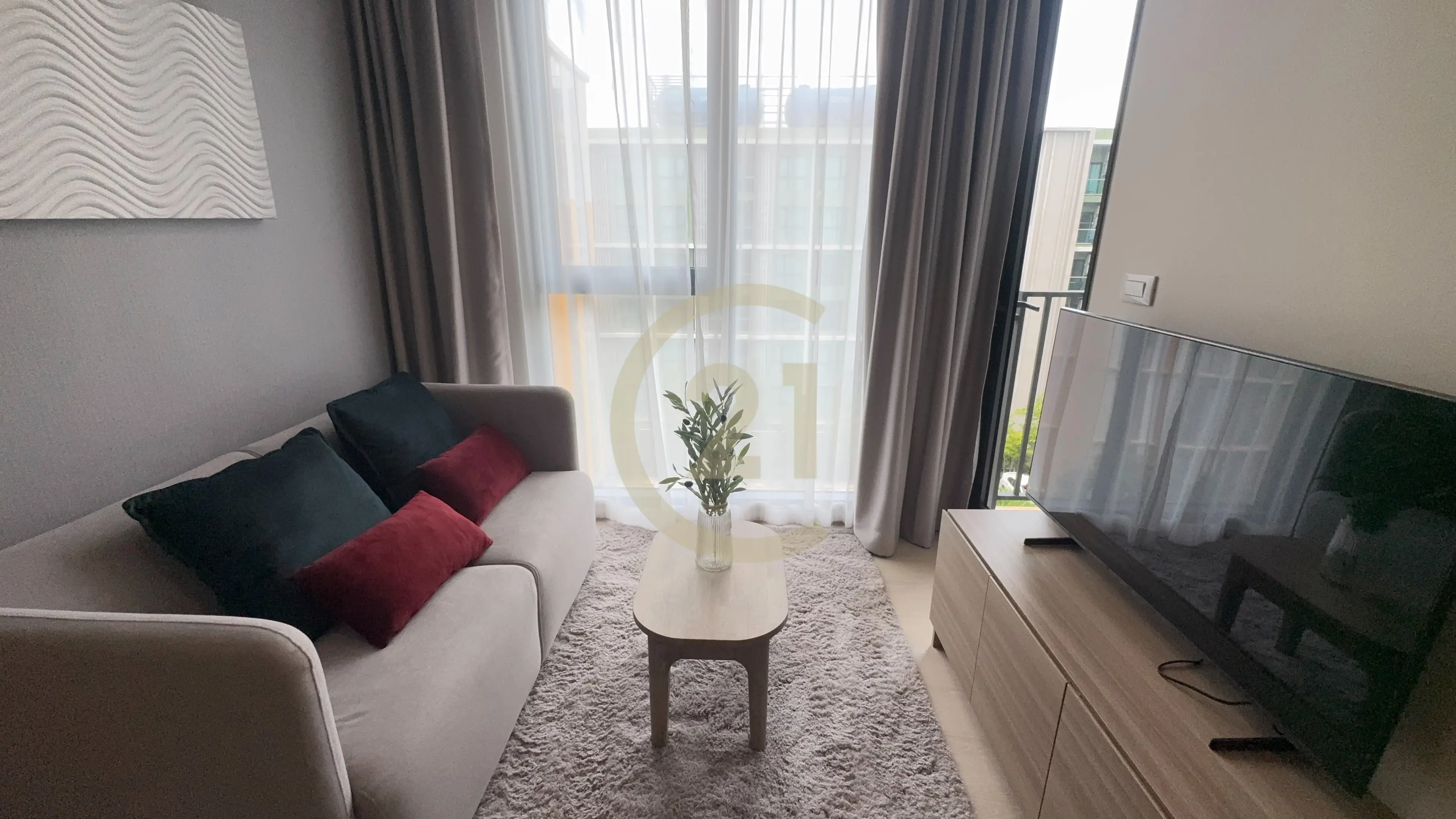 Cozy 2-Bedroom Condo on 6th Floor with Balcony in Wichit, Phuket
