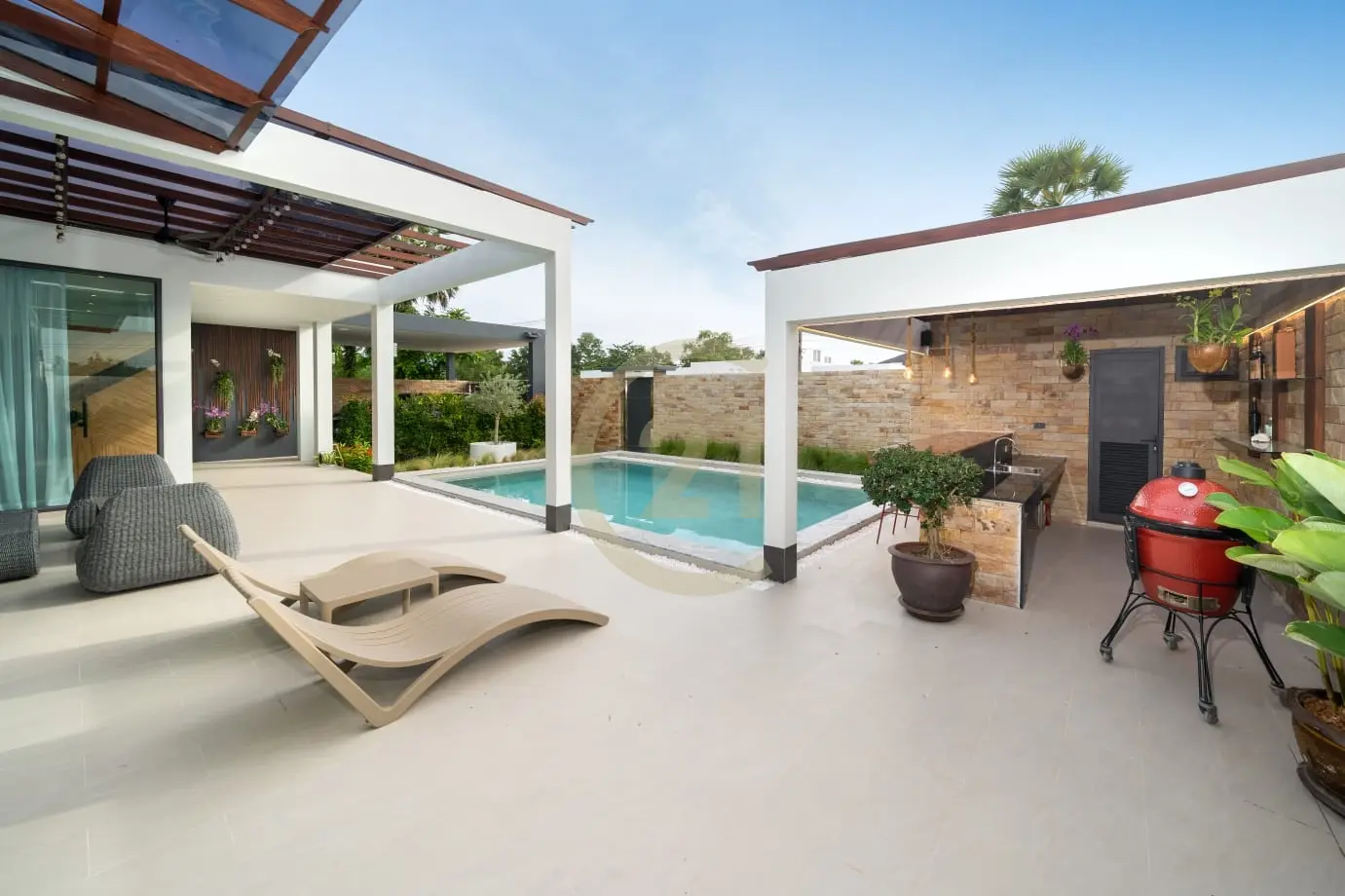 Spacious Modern 4-Bedroom Villa with Pool & Outdoor Living in Thep Krasattri, Phuket