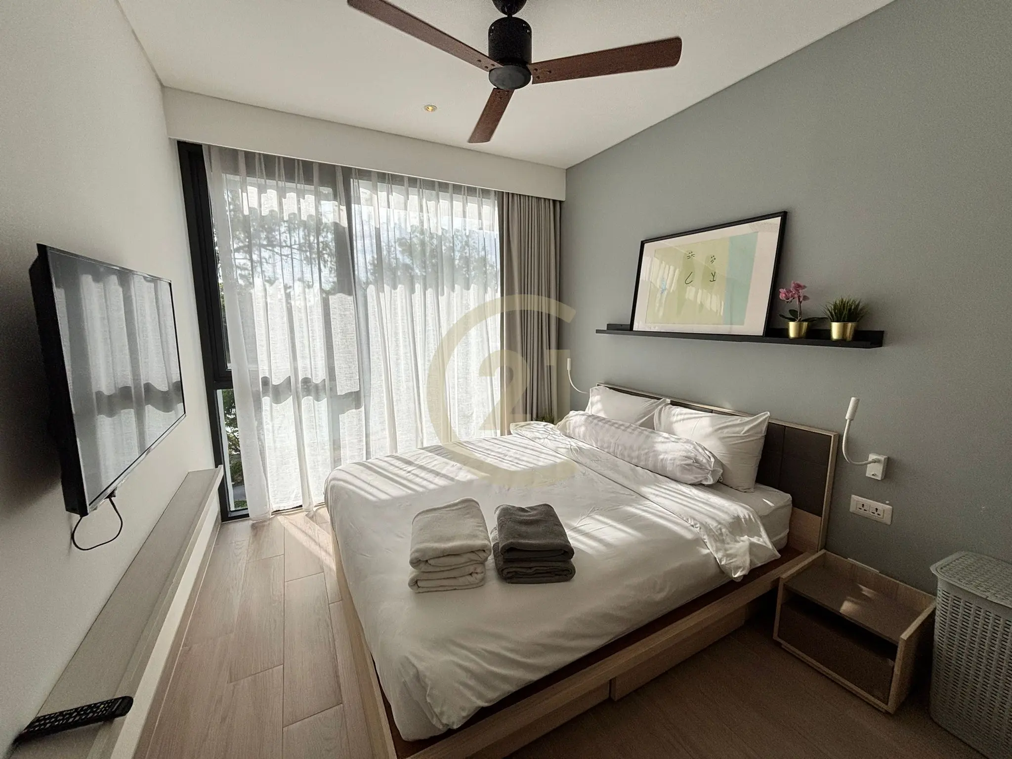 Spacious 2-Bed with Balcony & Water View in Laguna Phuket