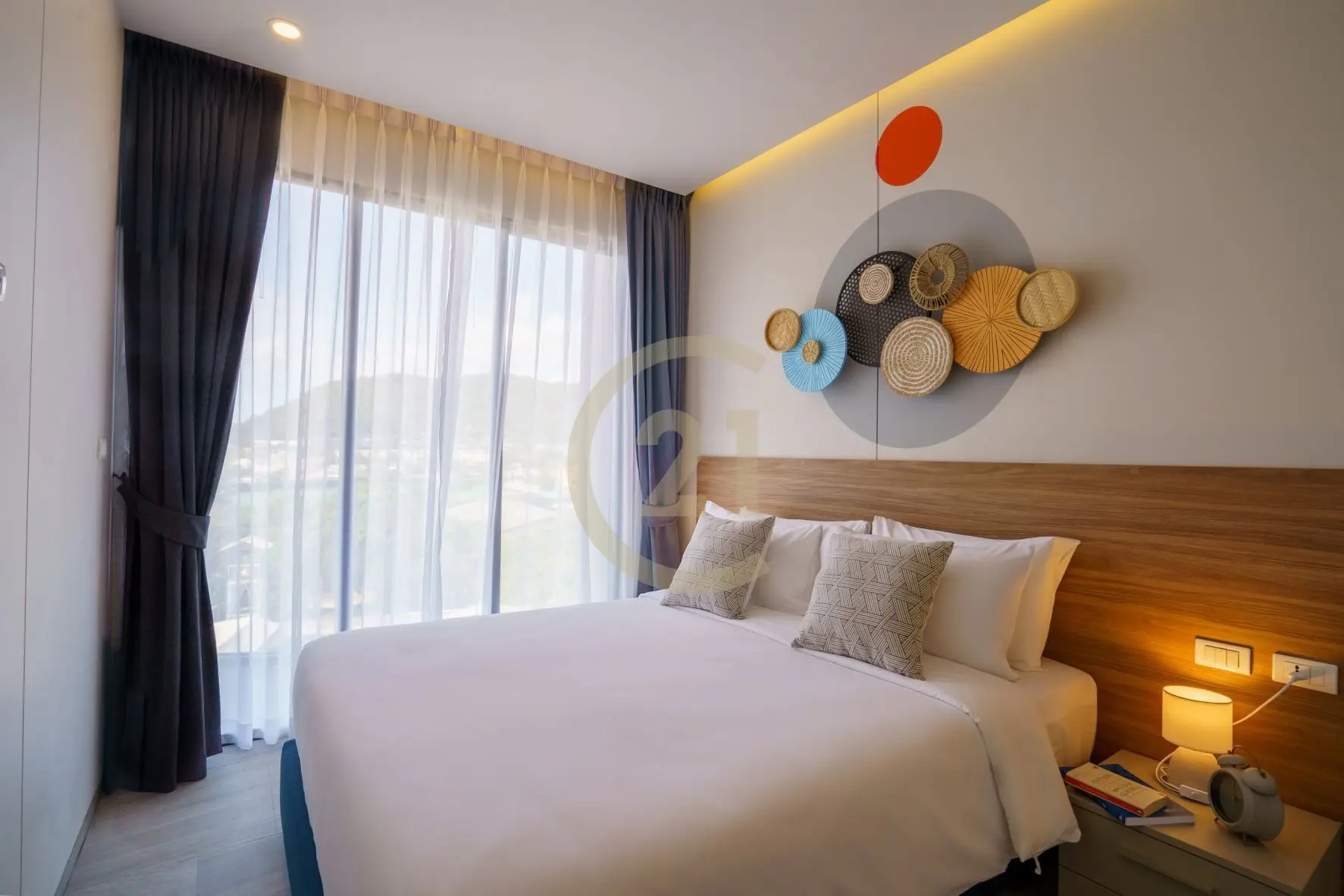  Two Bedroom Master Corner Apartment for Rent - HOMA Phuket Town 