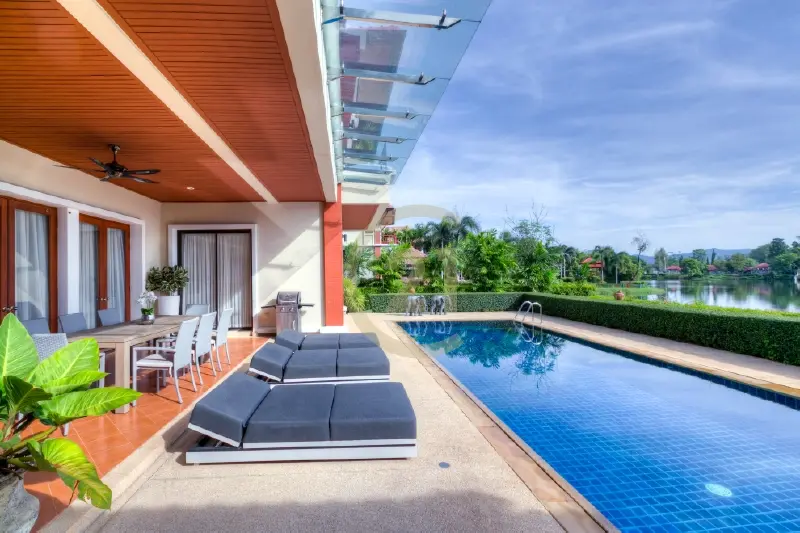 Spacious 5-Bedroom Modern Villa with Pool and Lake View in Laguna