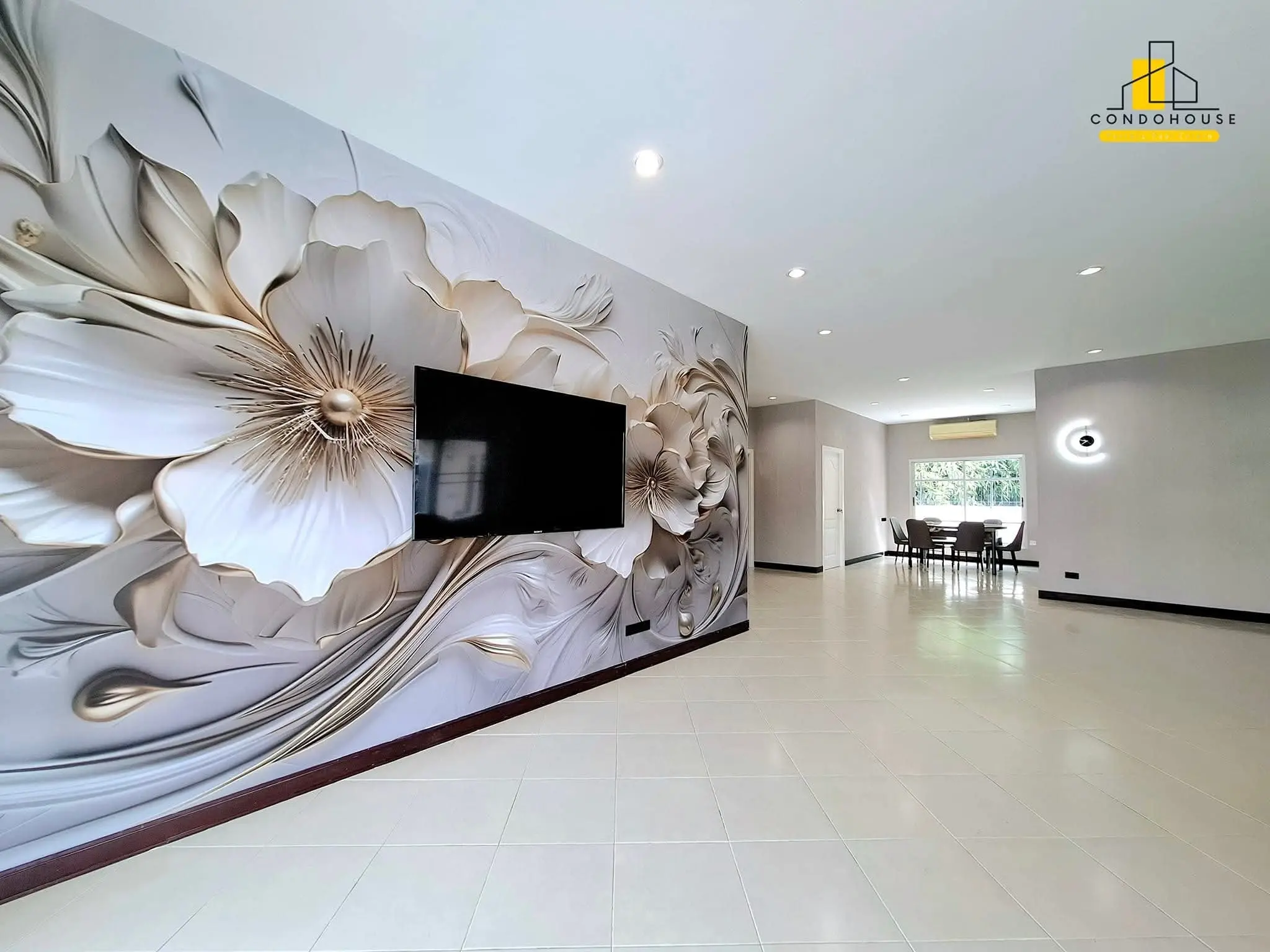 Comfortable 3-Bedroom Single-Story House with Pool in Quiet Nong Prue Corner Lot