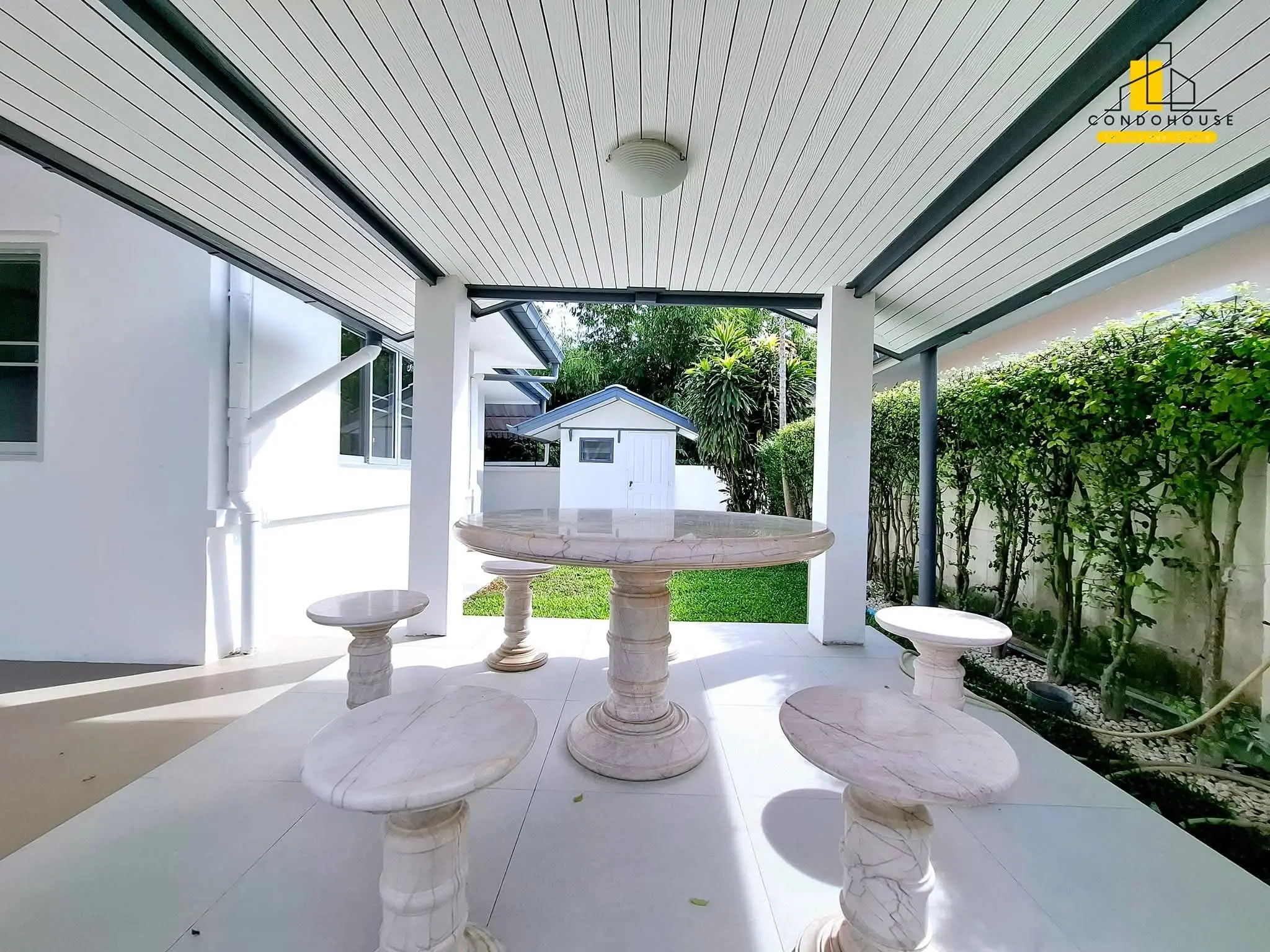 Comfortable 3-Bedroom Single-Story House with Pool in Quiet Nong Prue Corner Lot