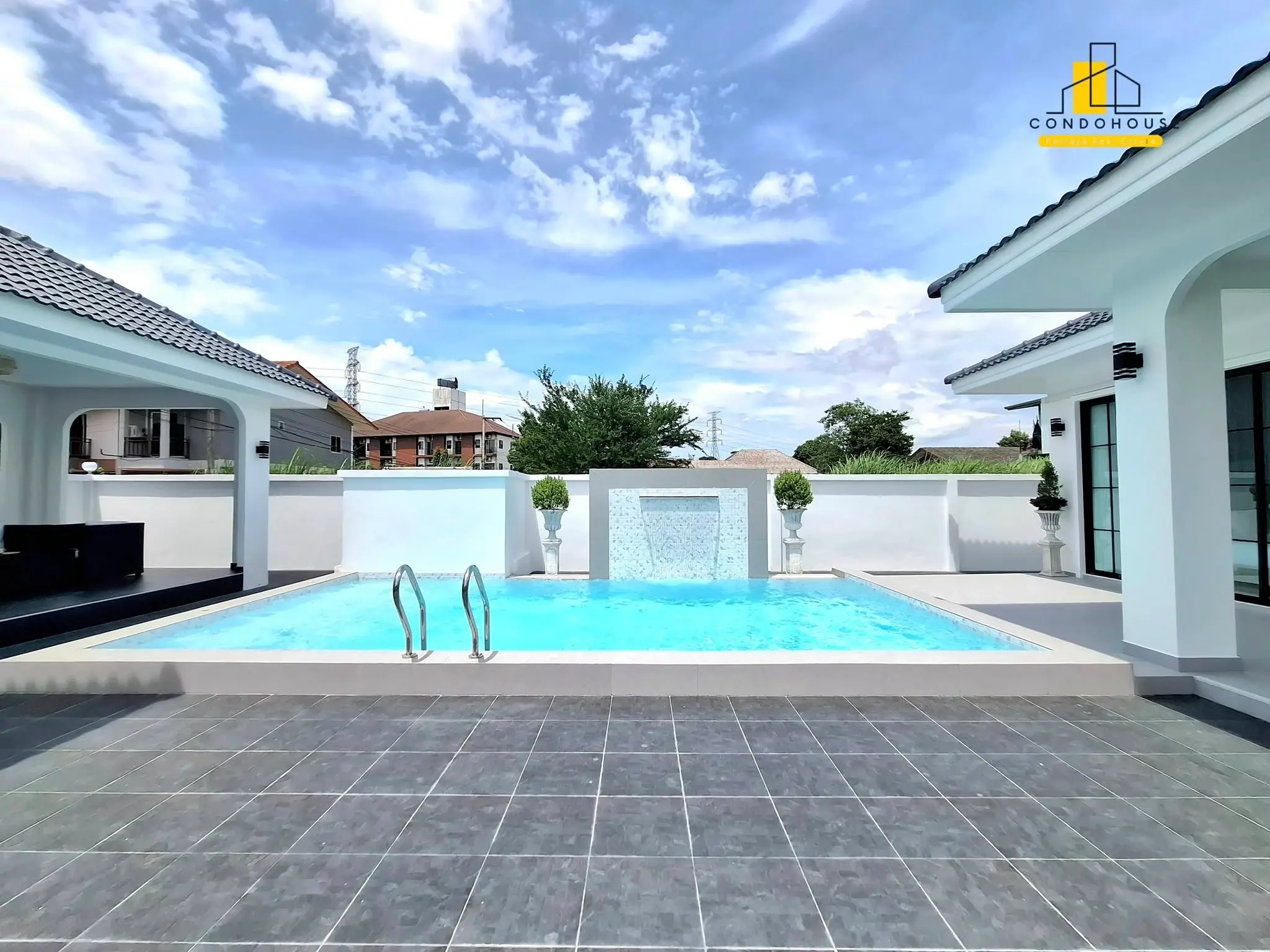 Spacious Single-Story Modern Home with Pool in Pattaya City